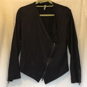 Suede black jacket